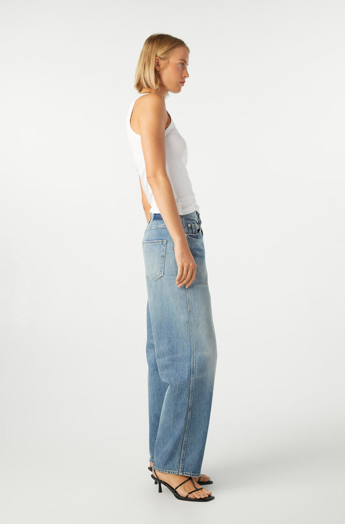 AMO Sandra Baggy Low-Rise Jeans 775-Cherry Bomb abigail_fashion