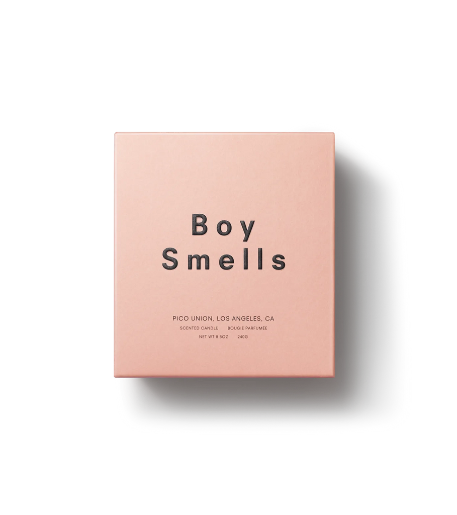 Boysmells Marble Fruit Candle Pear, Nectarine, Pink Peppercorn, Musk Cedar And Sandalwood Bach&Co