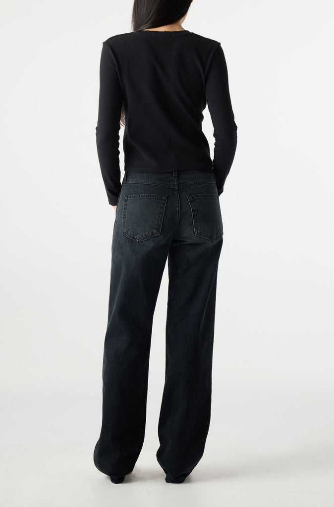 From the brand AMO Women's Annette Jeans in Spark - abigail fashion