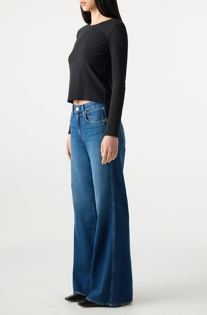 From the brand AMO Women's Faith Flare Jeans in Attraction - abigail fashion