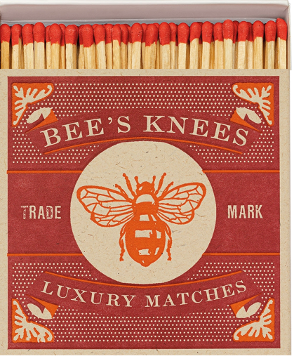 From the brand Archivist Home Bee's Knees Square - Safety Matches in  - abigail fashion