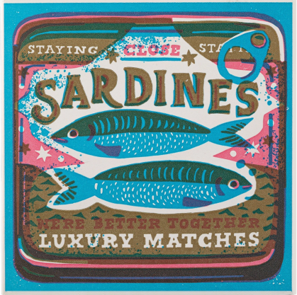 From the brand Archivist Home Better Together Sardines Square - Safety Matches in  - abigail fashion