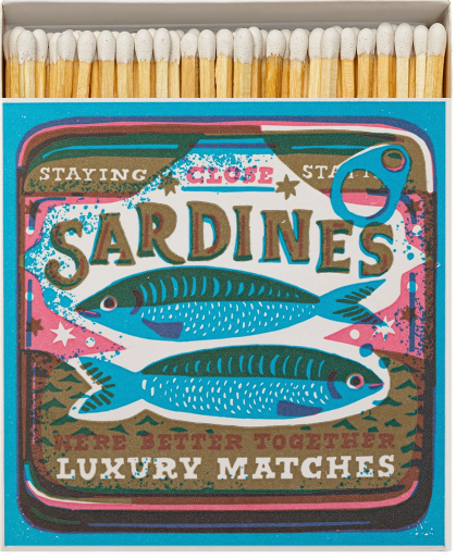 From the brand Archivist Home Better Together Sardines Square - Safety Matches in  - abigail fashion