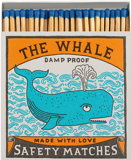 From the brand Archivist Home The Whale Square - Safety Matches in  - abigail fashion