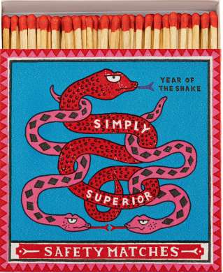 From the brand Archivist Home Year of the Snake Square - Safety Matches in  - abigail fashion