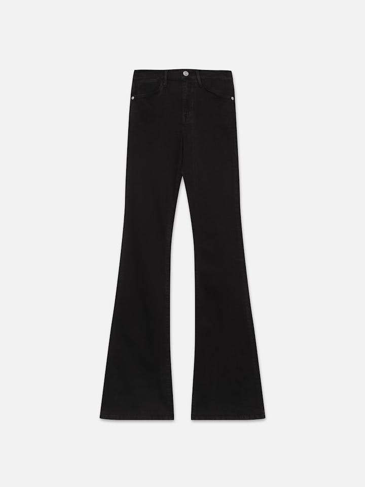 Frame Le High Flare Jeans Film Noir abigail fashion