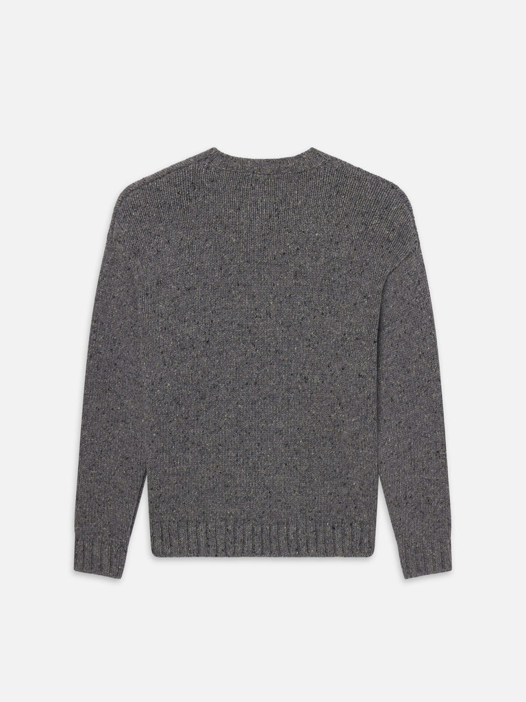 Frame Men's Sailor Sweater Grey Melange - abigail fashion