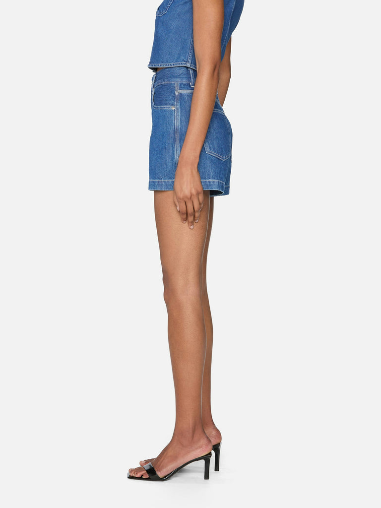 Frame The Charm Short Graphic abigail fashion