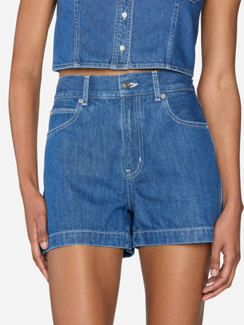 Frame The Charm Short Graphic abigail fashion