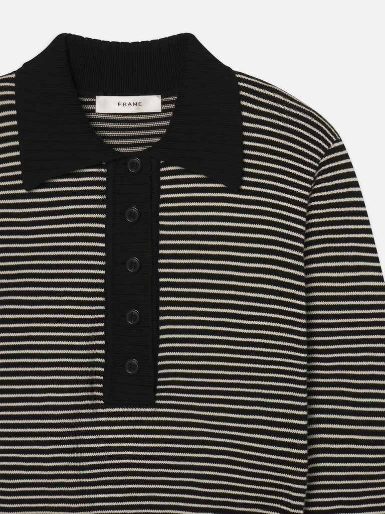 Frame The Graduate Sweater Black Multi abigail fashion