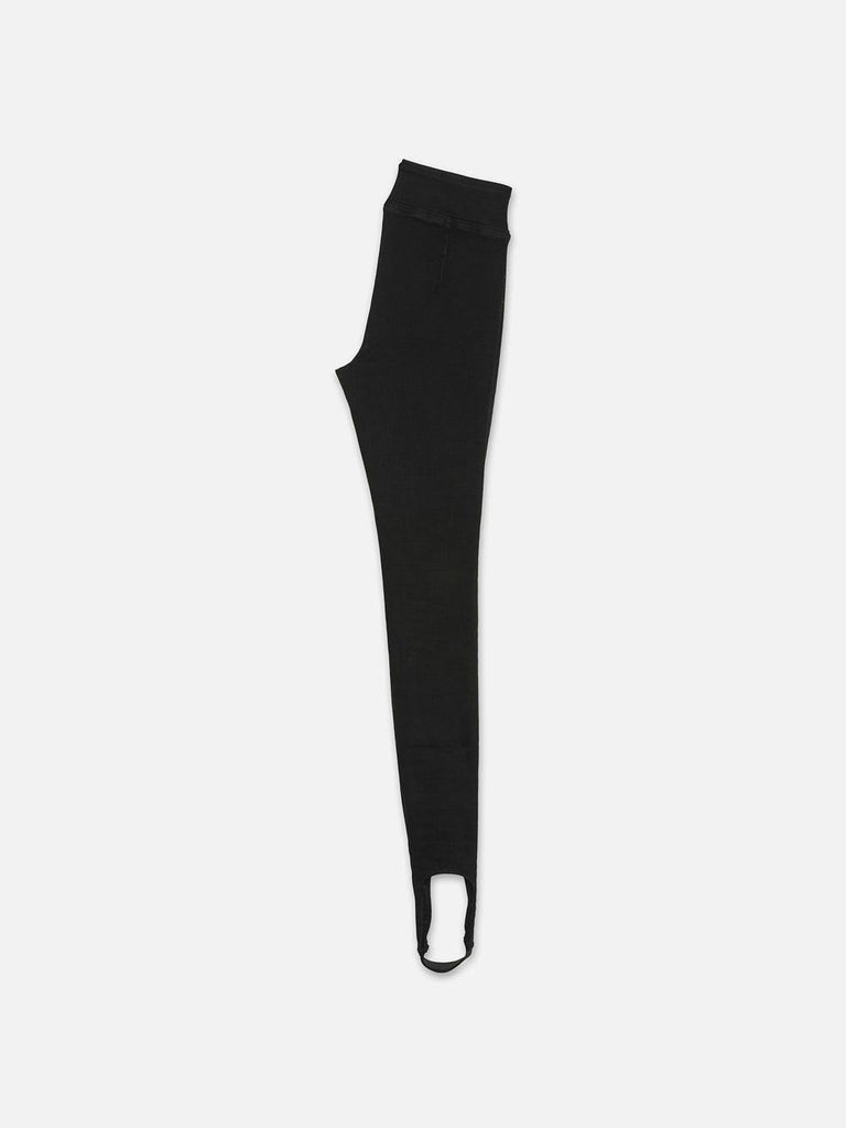 Frame The Jetset Stirrup in Sheen Jeans Noir abigail fashion
