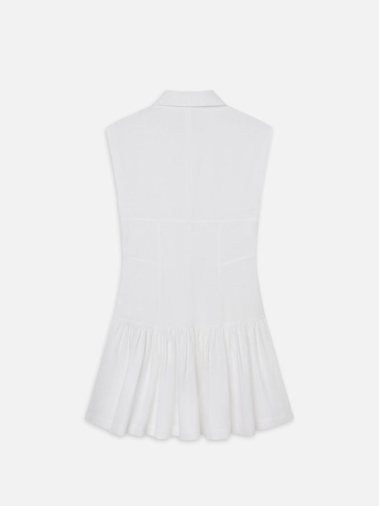 Frame The Linen Day Dress White abigail fashion