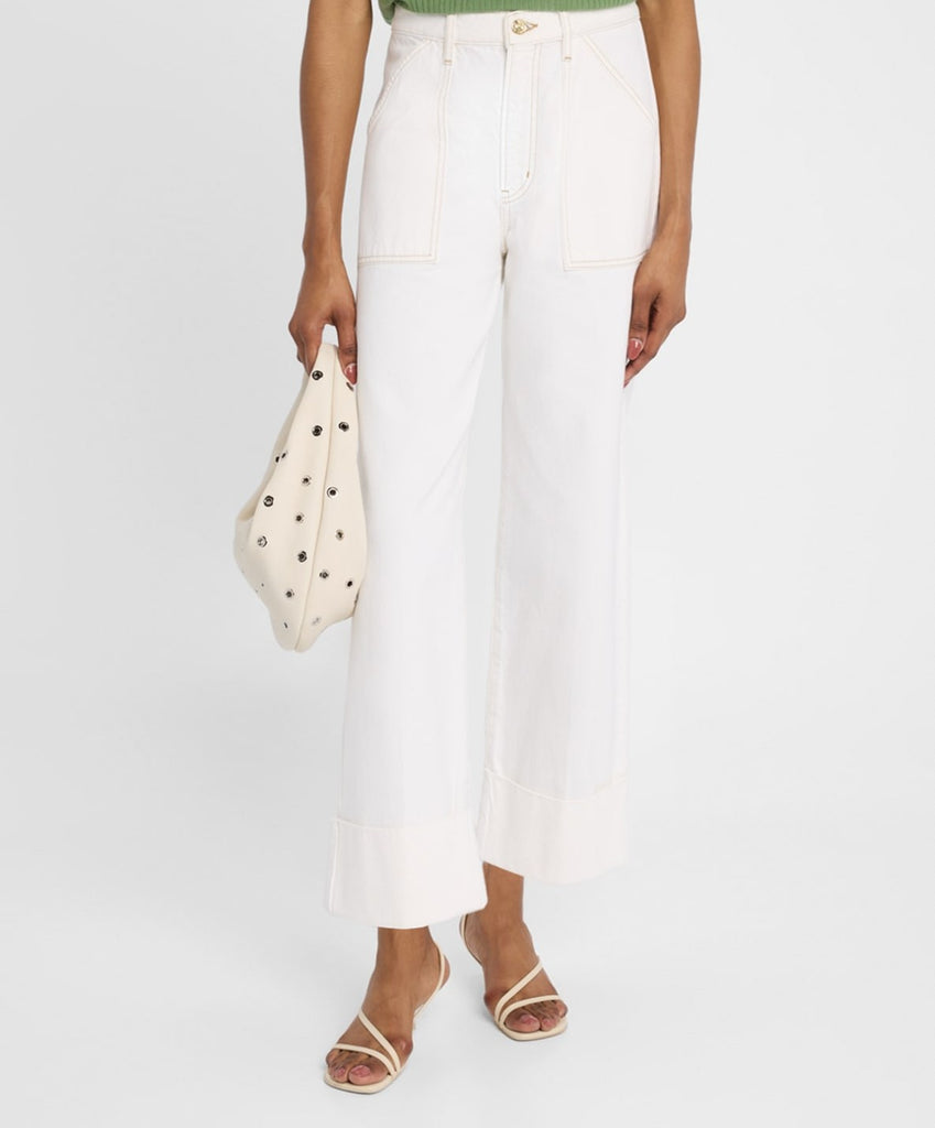 Frame The Utility Trouser Au Natural Clean abigail fashion