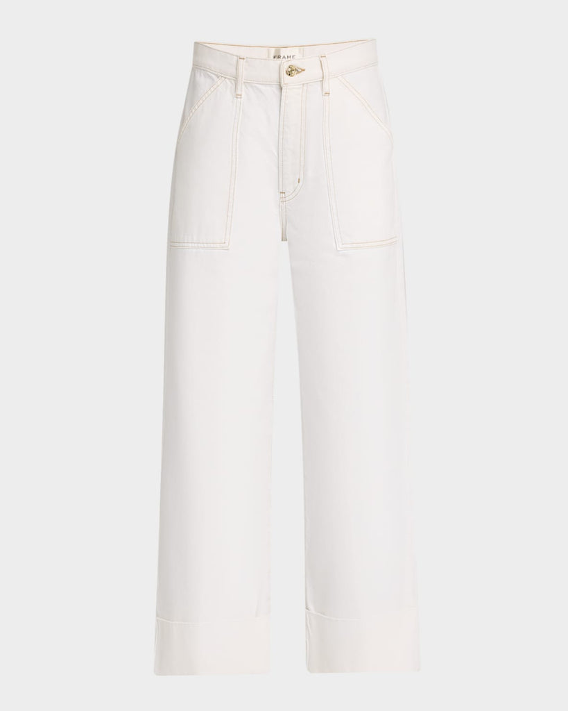 Frame The Utility Trouser Au Natural Clean abigail fashion