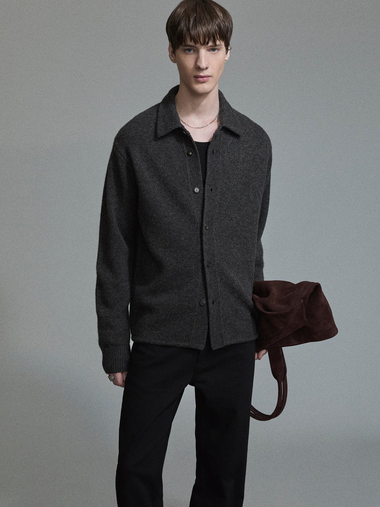 From the brand Frame Women's Long Sleeve Shirt Sweater in Dark Mocha - abigail fashion