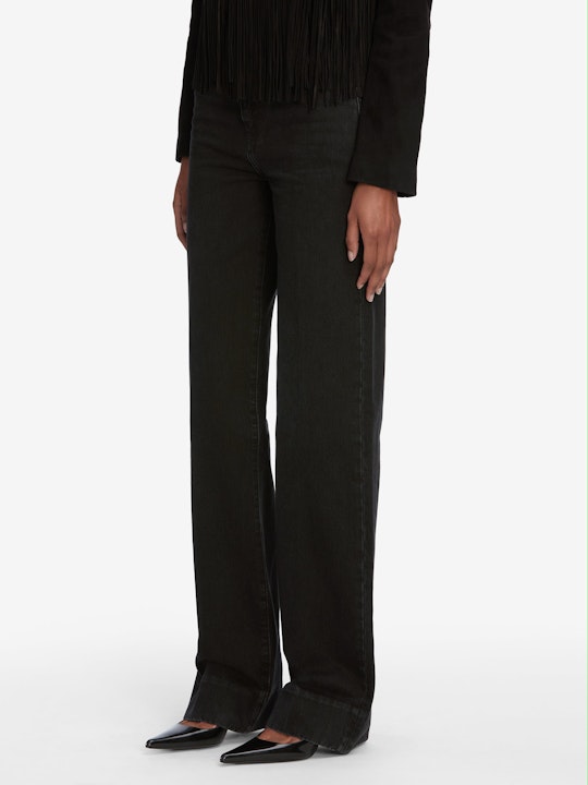 From the brand Frame Women's The Streamline Jean in Sutro - abigail fashion