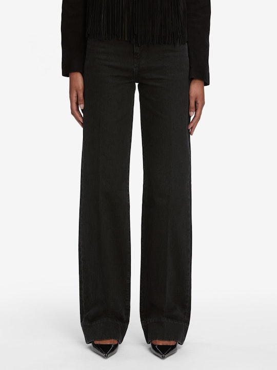 From the brand Frame Women's The Streamline Jean in Sutro - abigail fashion