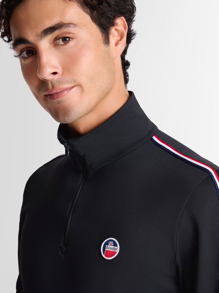 From the brand Fusalp Men's Mario III Thermal Jacket in Noir - abigail fashion