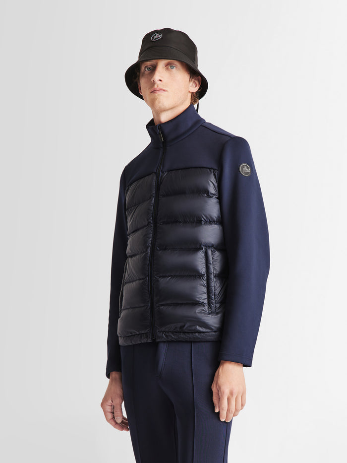 From the brand Fusalp Men's Mike Down Jacket in Marin - abigail fashion