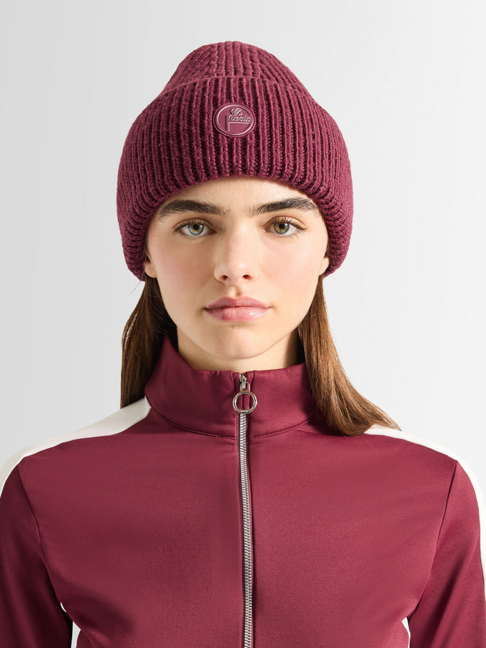 From the brand Fusalp Unisex Knit Beanie II in Acajou - abigail fashion