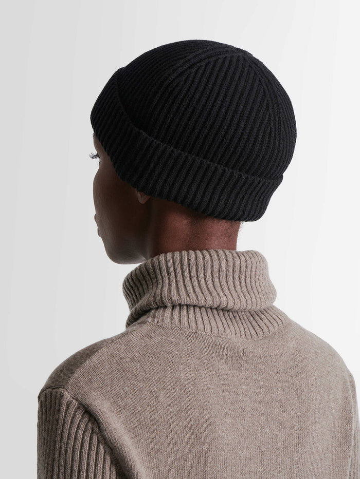 From the brand Fusalp Unisex Nyx Beanie in Noir - abigail fashion
