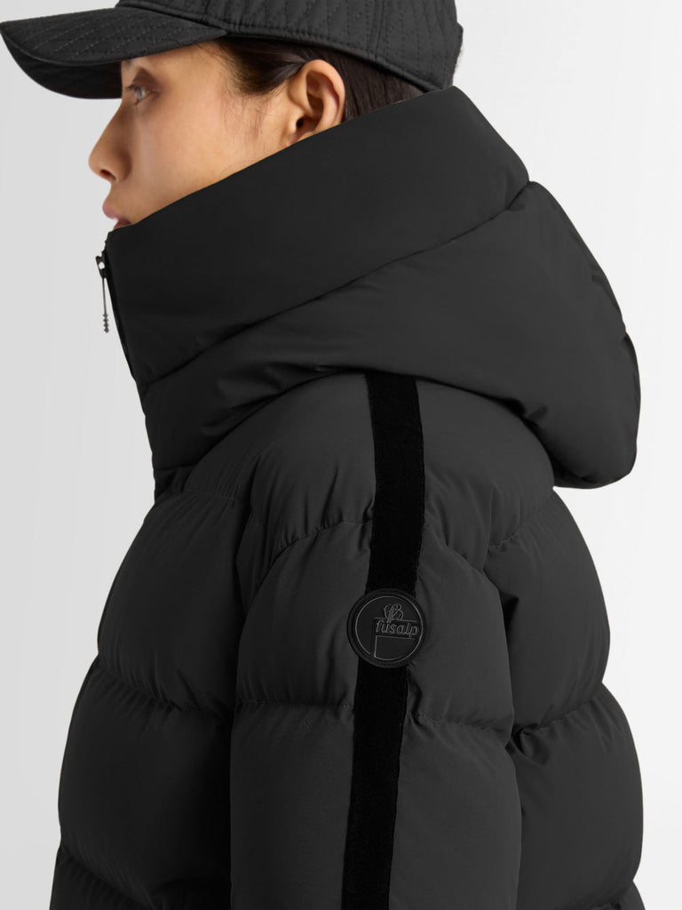 From the brand Fusalp Women's Barsy Down Jacket in Noir - abigail fashion