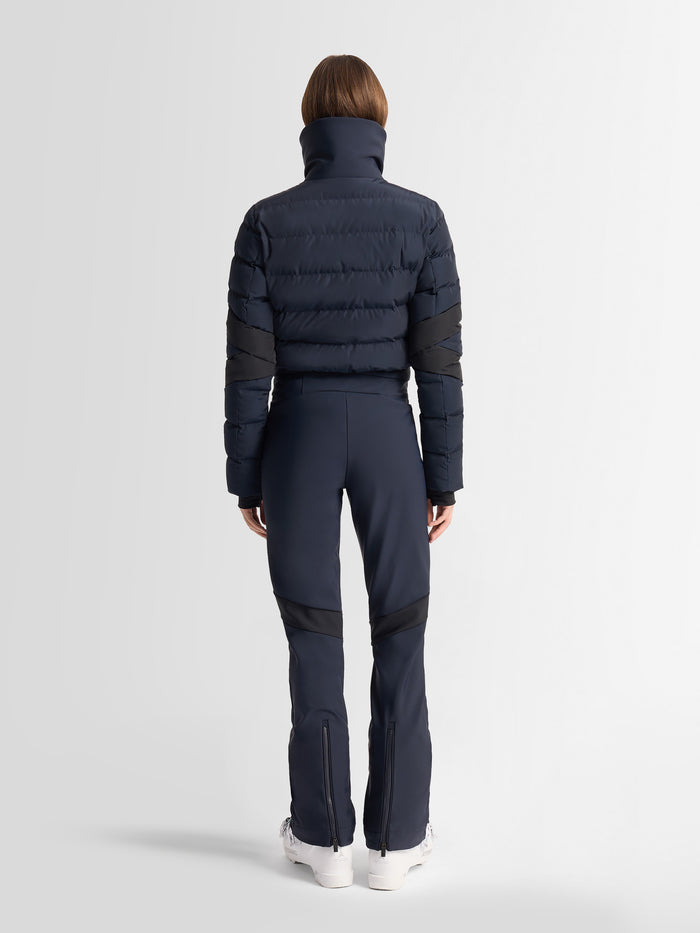 From the brand Fusalp Women's Clarisse Ski Suit in Marin/Noir - abigail fashion