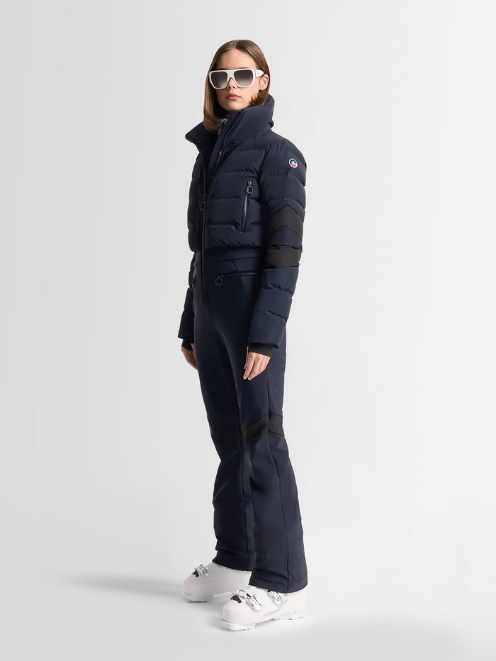 From the brand Fusalp Women's Clarisse Ski Suit in Marin/Noir - abigail fashion