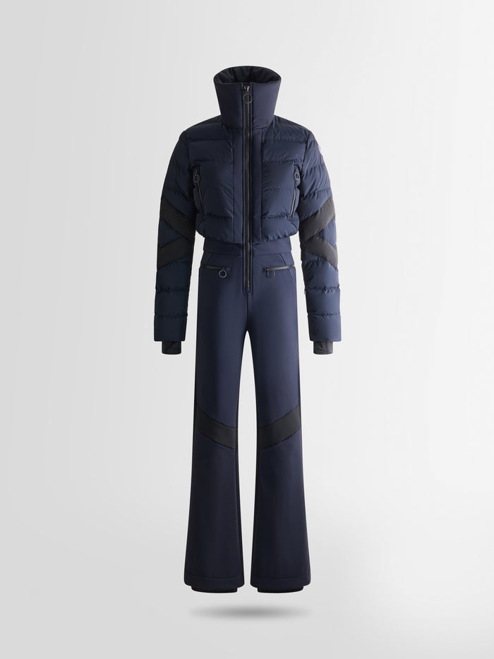 From the brand Fusalp Women's Clarisse Ski Suit in Marin/Noir - abigail fashion