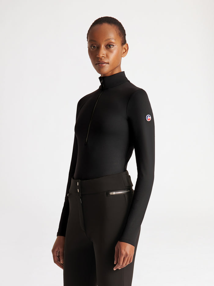 From the brand Fusalp Women's Gemini Thermal Base Layer in Noir - abigail fashion
