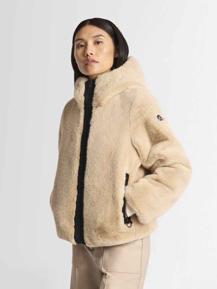 From the brand Fusalp Women's Mongiea Alpine Jacket in Latte Noir - abigail fashion