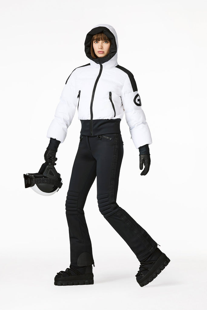 From the brand GoldBergh Women's Aurora Ski Jacket in White - abigail fashion