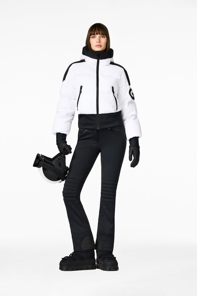 From the brand GoldBergh Women's Aurora Ski Jacket in White - abigail fashion