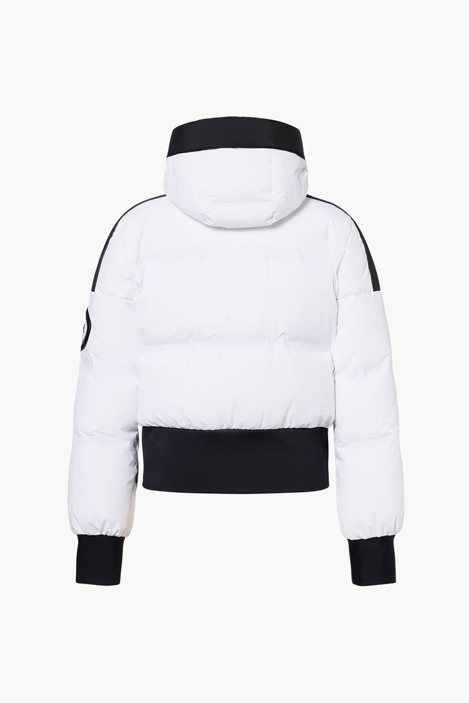 From the brand GoldBergh Women's Aurora Ski Jacket in White - abigail fashion