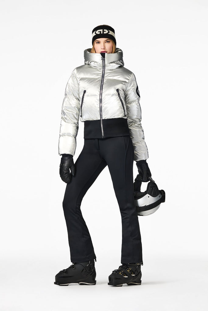 From the brand GoldBergh Women's Bombardino Ski Jacket in Silver - abigail fashion
