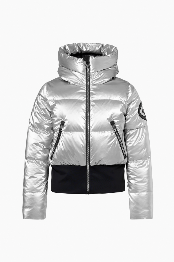 From the brand GoldBergh Women's Bombardino Ski Jacket in Silver - abigail fashion