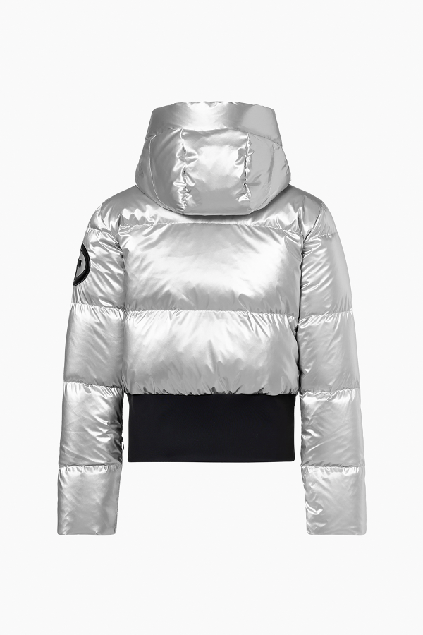 From the brand GoldBergh Women's Bombardino Ski Jacket in Silver - abigail fashion
