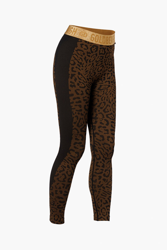 From the brand GoldBergh Women's Caitlyn Baselayer Pant in Jaguar - abigail fashion