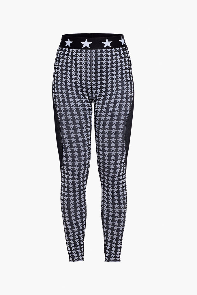 From the brand GoldBergh Women's Celeste Baselayer Pant in Black/White - abigail fashion