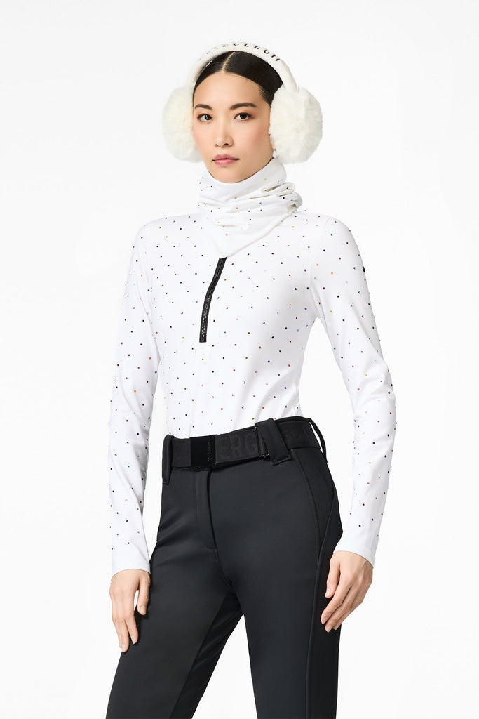 From the brand GoldBergh Women's Éclair Ski Pully in Black - abigail fashion