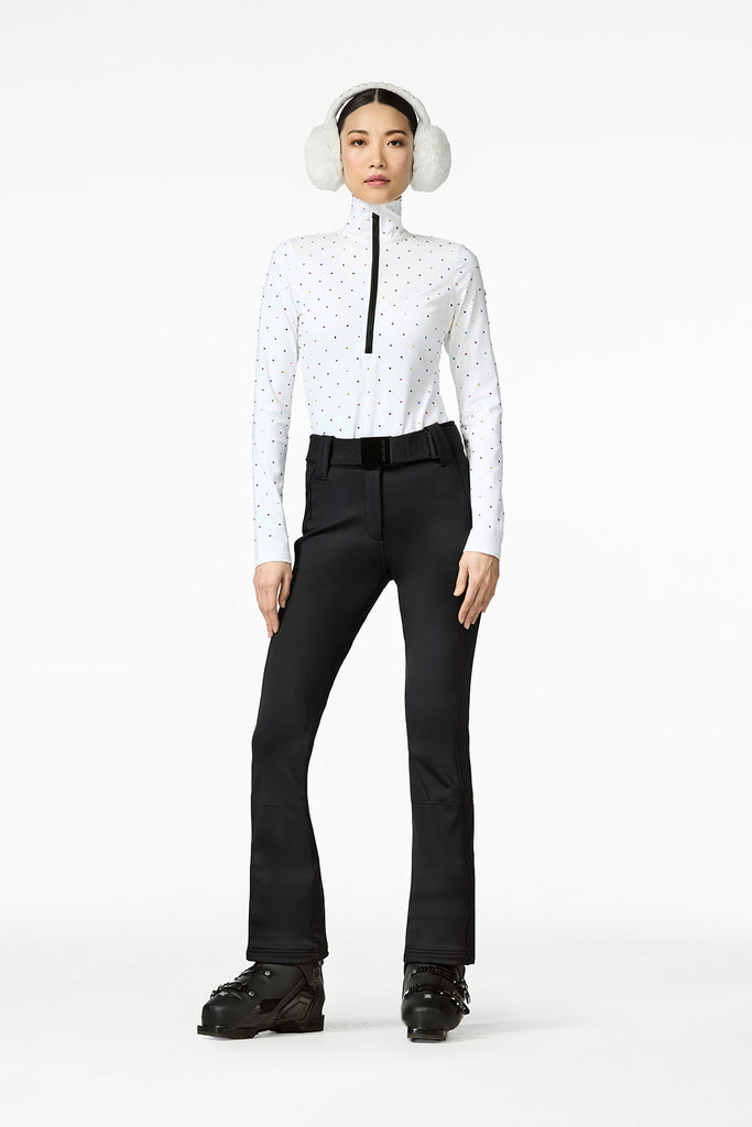 From the brand GoldBergh Women's Éclair Ski Pully in Black - abigail fashion