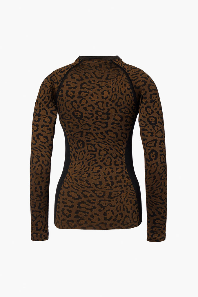 From the brand GoldBergh Women's Feline Baselayer Long Sleeve in Jaguar - abigail fashion