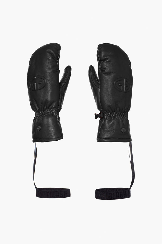 From the brand GoldBergh Women's Hilja Mittens in Black - abigail fashion