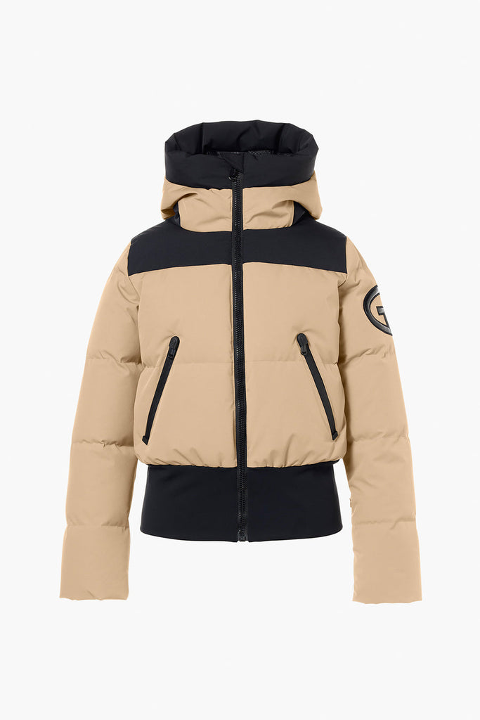 From the brand GoldBergh Women's Village Ski Jacket in Caramello - abigail fashion