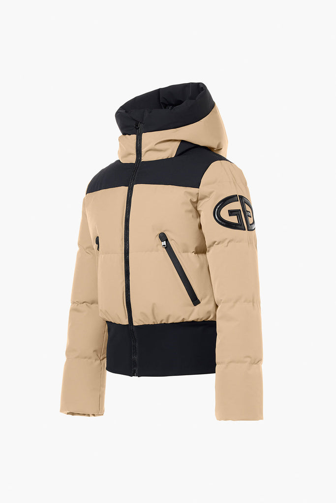 From the brand GoldBergh Women's Village Ski Jacket in Caramello - abigail fashion