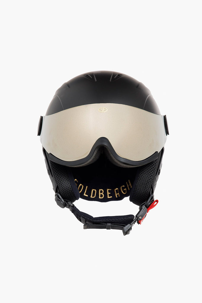 From the brand Goldbergh Unisex Glam Helmet Visor in Black - abigail fashion