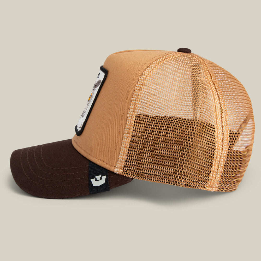From the brand Goorin Bros Men's Ass Trucker Cap in Htgd Heat / Groundwise - abigail fashion