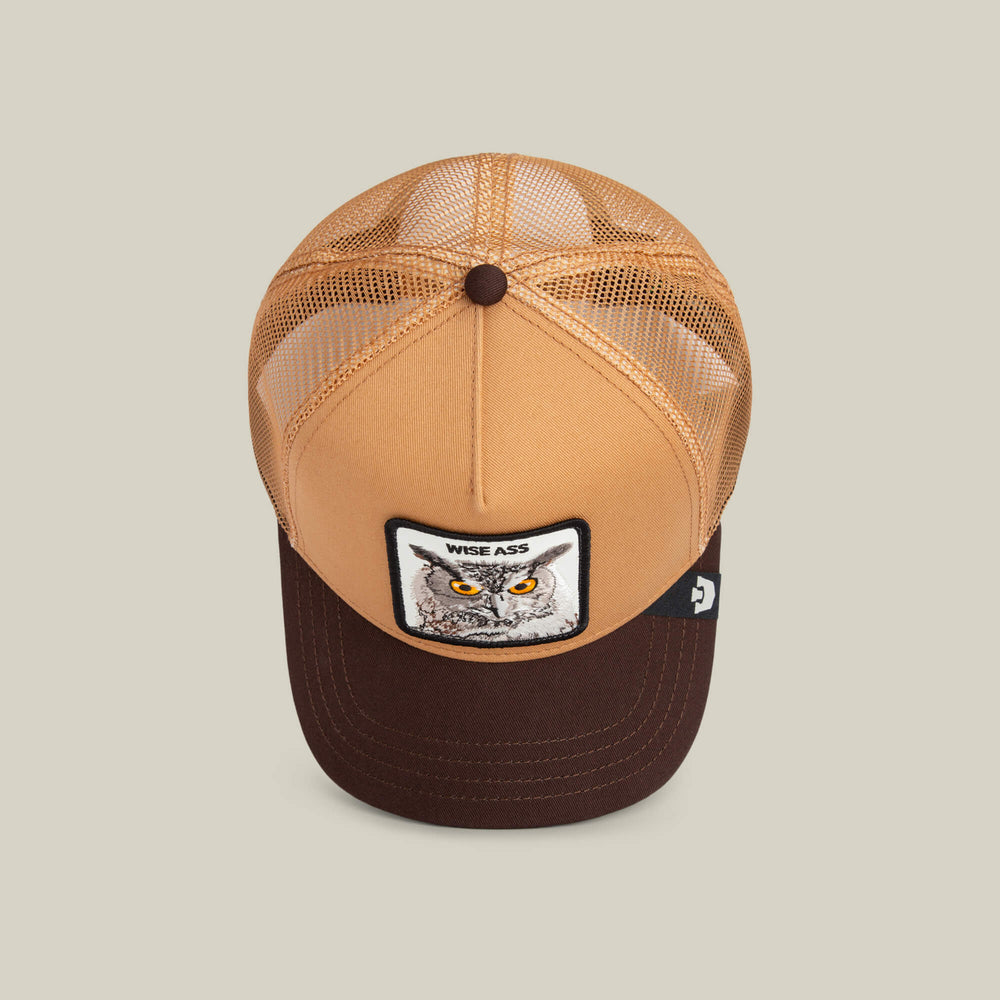 From the brand Goorin Bros Men's Ass Trucker Cap in Htgd Heat / Groundwise - abigail fashion