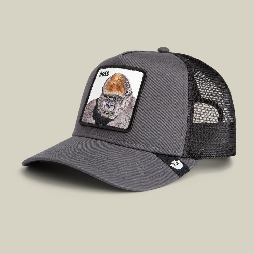 From the brand Goorin Bros Men's Boss Trucker Cap in Oil Oil - abigail fashion