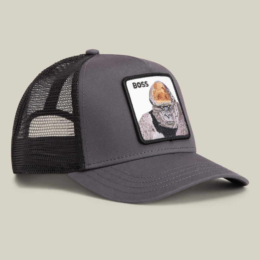 From the brand Goorin Bros Men's Boss Trucker Cap in Oil Oil - abigail fashion